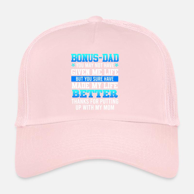 Danke Bonus-dad Stiefvater Dankbarkeit Patchwork Trucker Cap