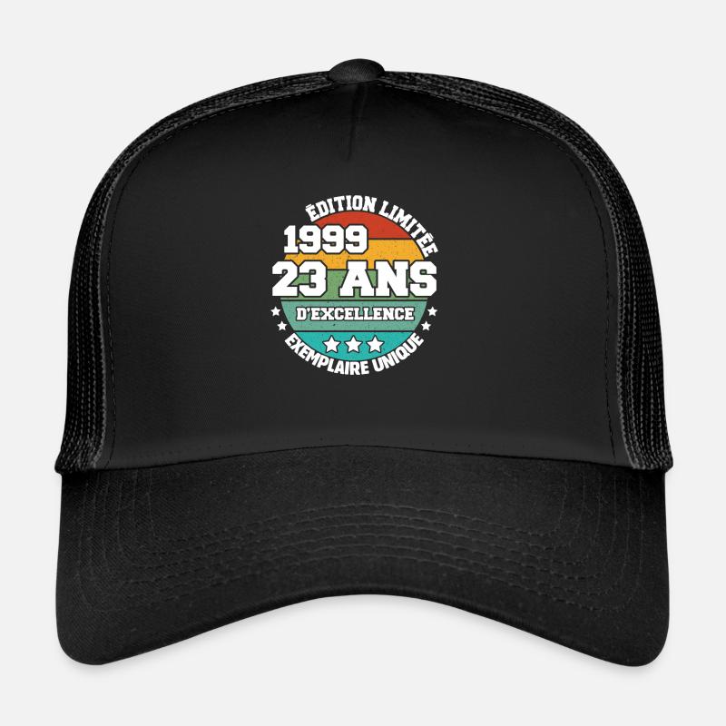 1999 23 Ans Edition Limitée 23 Ans D'excellence Casquette trucker 