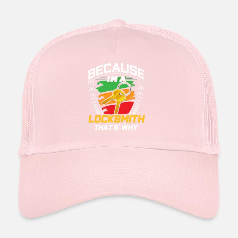 Parce que je suis serrurier Serrurier Serrure Casquette trucker 