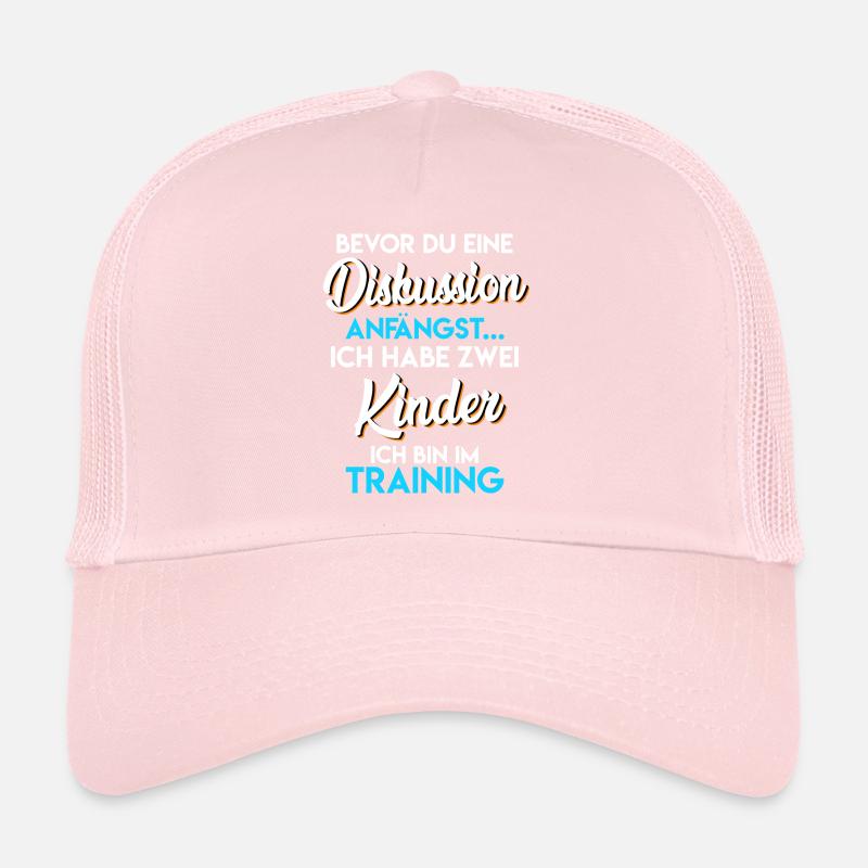 Vater 2 Kinder Papa 2 Kinder Trucker Cap