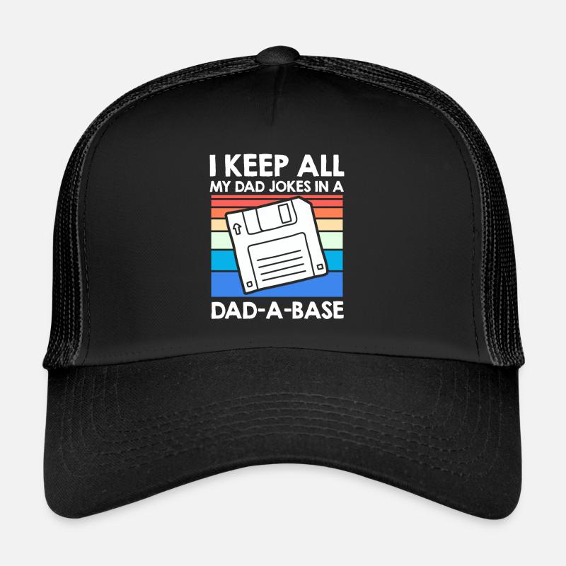 Gardez mes blagues dans un Papa Witze de papa Casquette trucker 