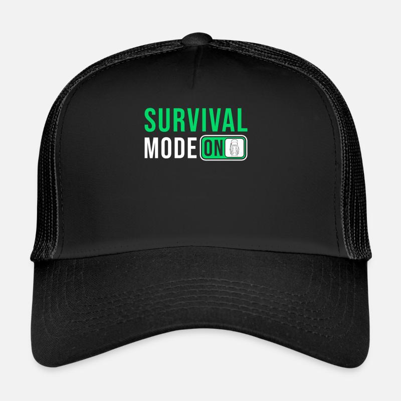Prepper Survival Outdoor Dicton Casquette trucker 