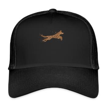 Dog sports Dog place Shepherd dog - Trucker Cap - black/black - Front