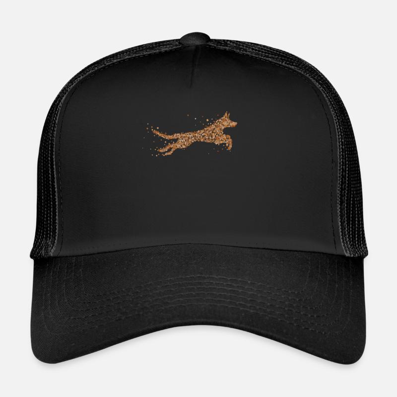 Hundesport Hundeplatz Schäferhund - Trucker Cap - Schwarz/Schwarz