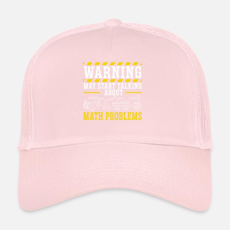 Peut commencer à parler de problèmes de mathématiques Math Major Casquette trucker 