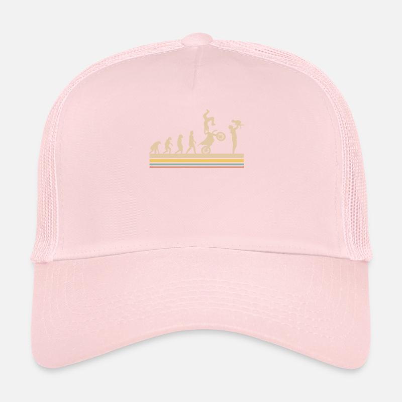 Biker Papa Evolution Motocross Motorradfahrer Trucker Cap