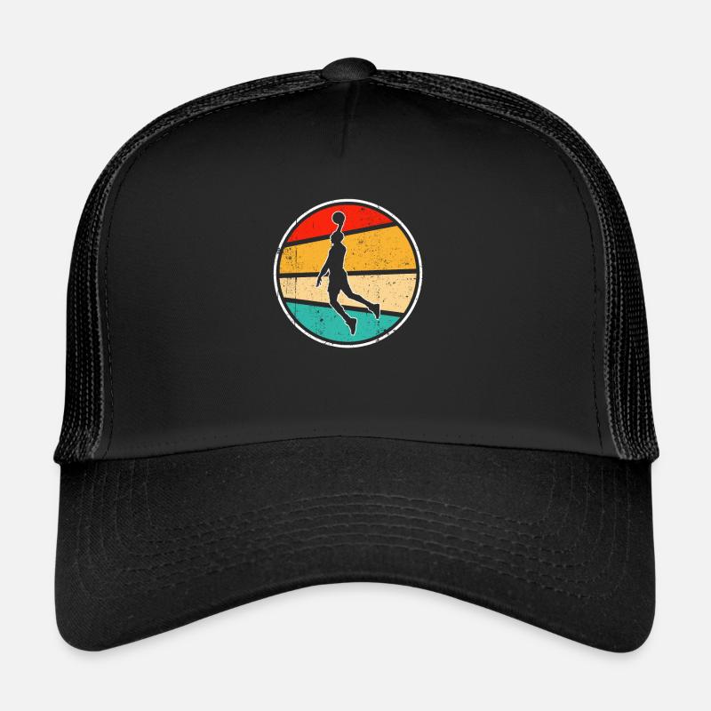 Logo rétro de basket-ball Casquette trucker 