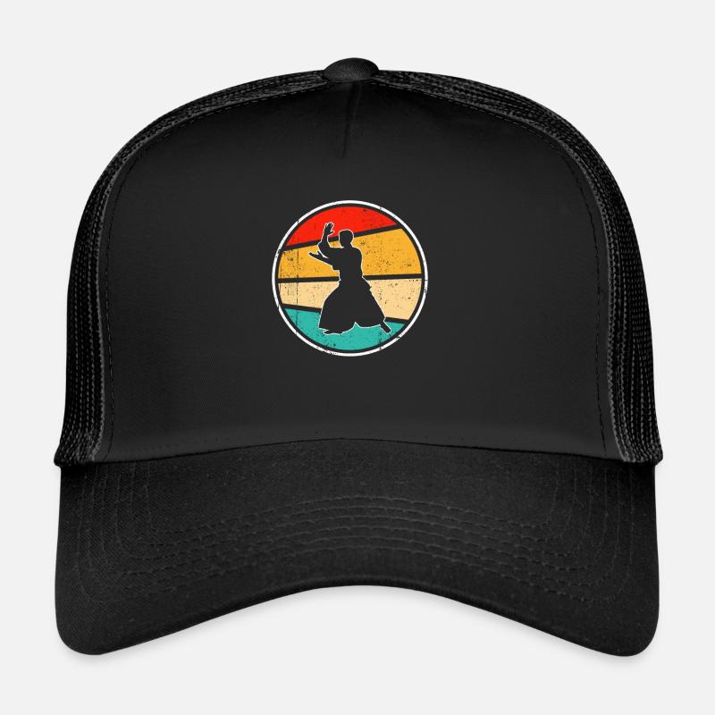 Logo rétro d’Aïkido Casquette trucker 