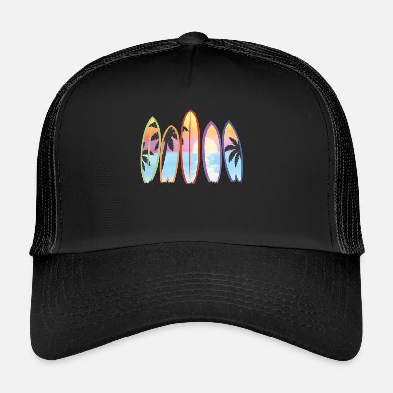 Planches de surf Plage Graphique Surfboard Casquette trucker 