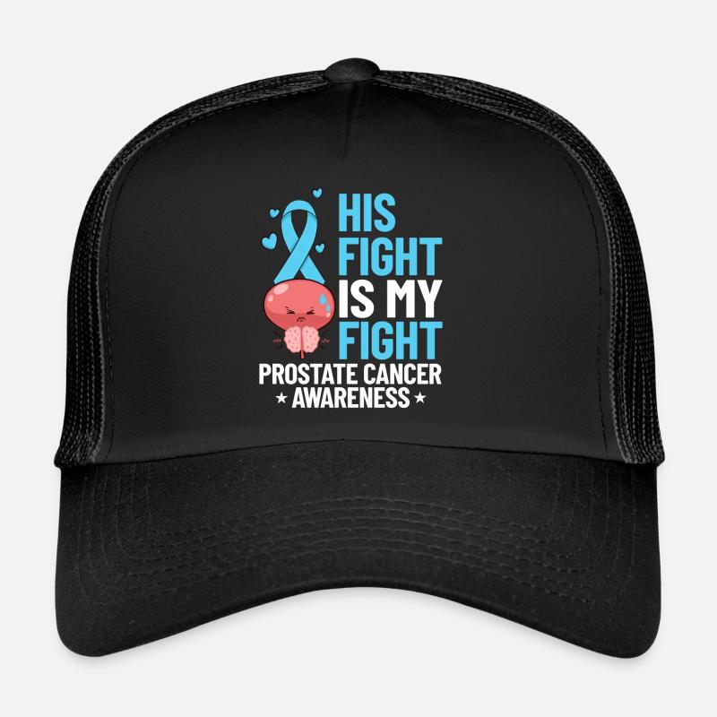 Prostatakrebs Prostata Krebs Chemo - Trucker Cap - Schwarz/Schwarz