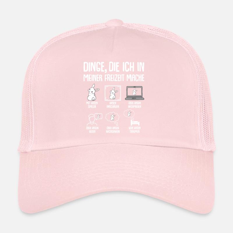 Hasen Kaninchen Hase Freizeit Trucker Cap