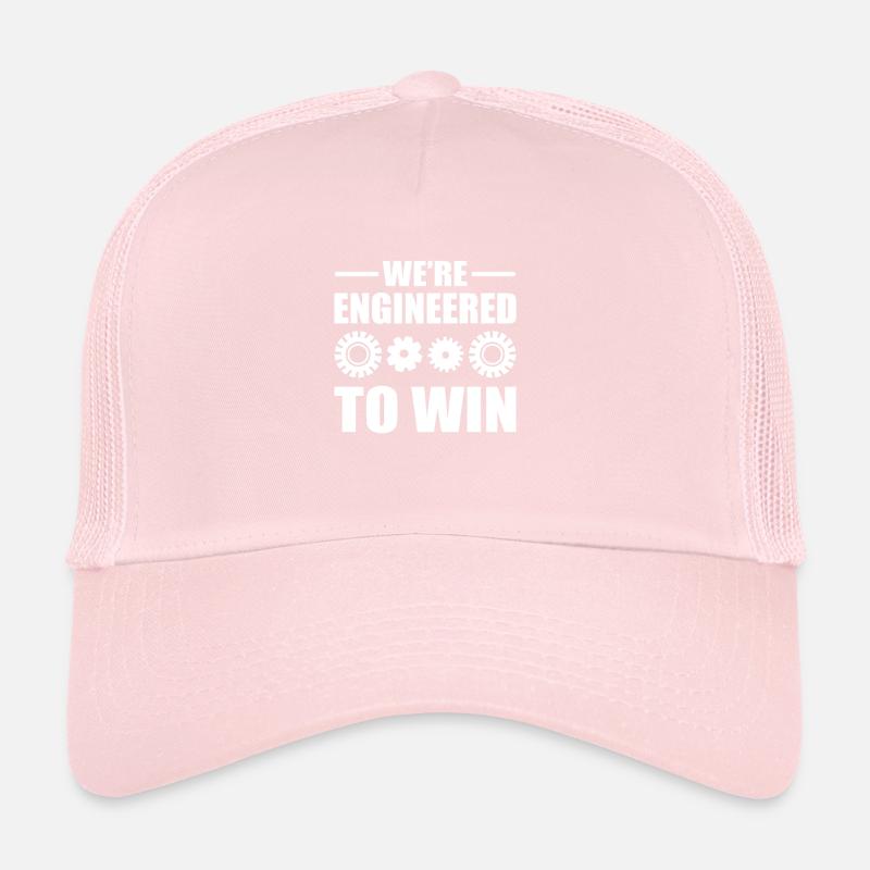 Nous sommes conçus pour gagner le robot de l’équipe de robotique Casquette trucker 