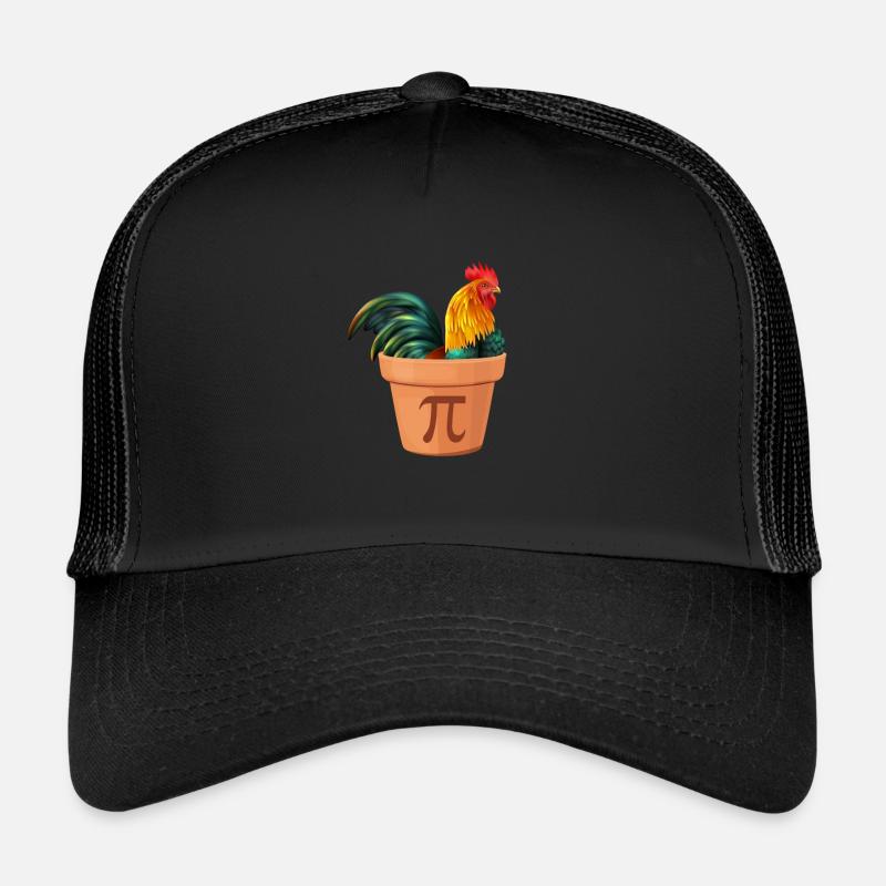 Poulet Pi Math Poulets Coq Cadeau Casquette trucker 