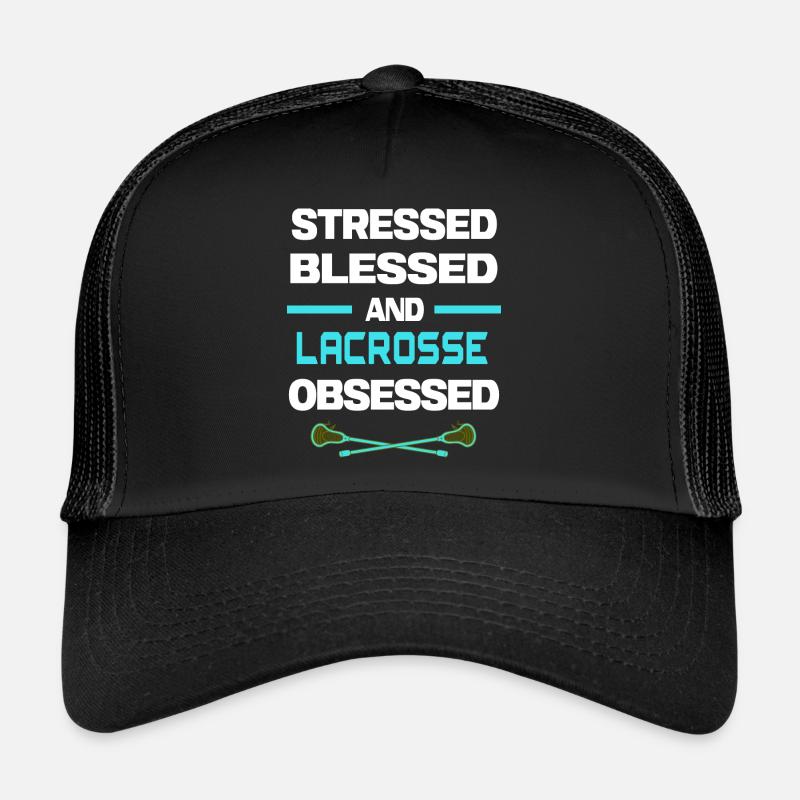 lacrosse lacrosseschläger lacrosse-obsessed Trucker Cap