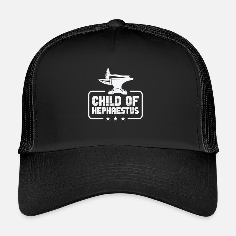 Forgeron Maréchal-ferrant Enclume Fer Forgé Casquette trucker 