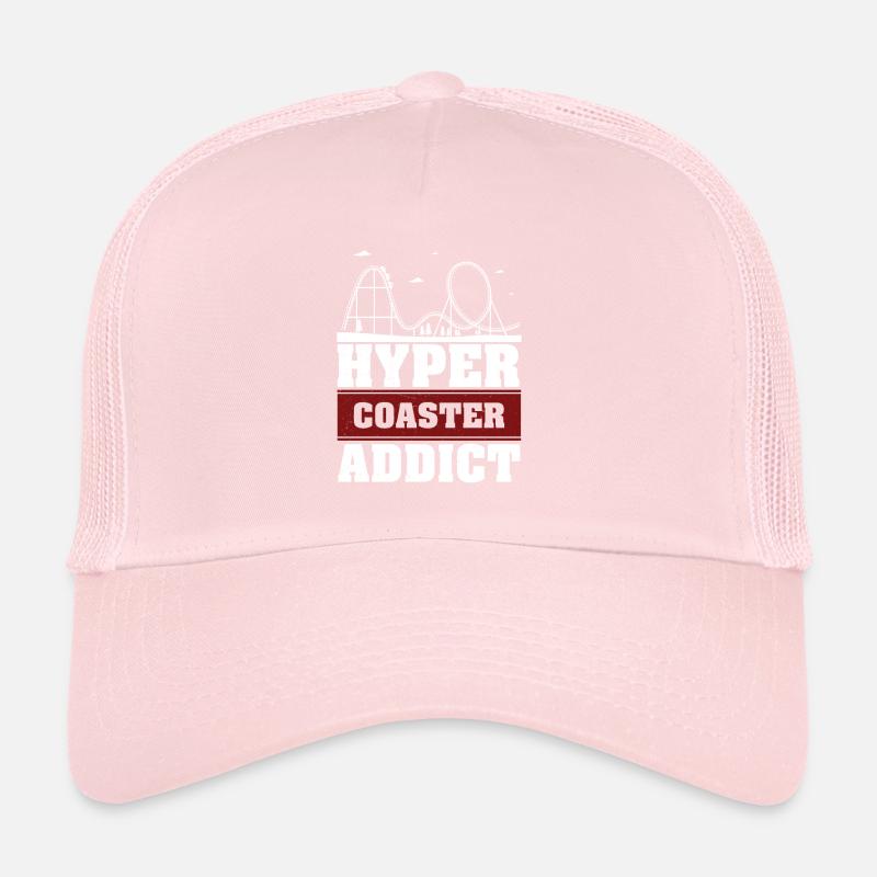 Hyper Coaster Addict Roller Sous-verre Motif parc Casquette trucker 