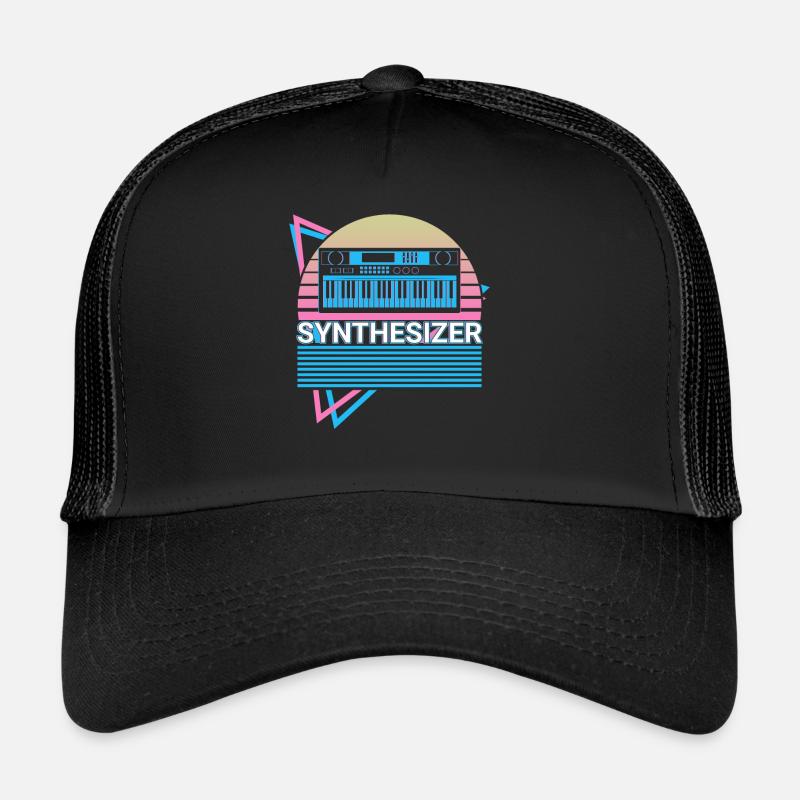 Synthesizer Retro Geschenk Trucker Cap