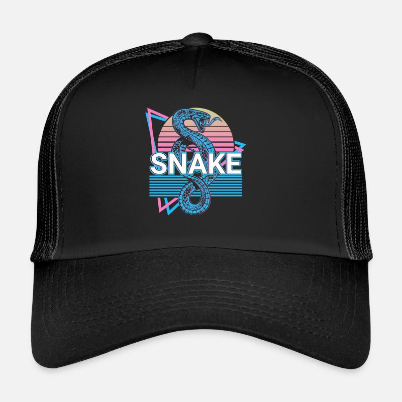 Cadeau rétro serpent Casquette trucker 