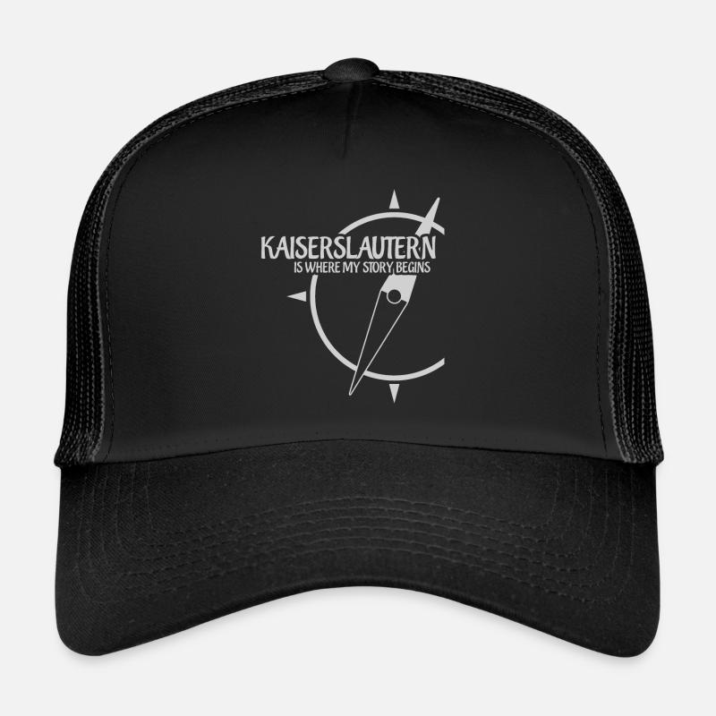 Kaiserslauterer Kaiserslautern - Trucker Cap - Schwarz/Schwarz