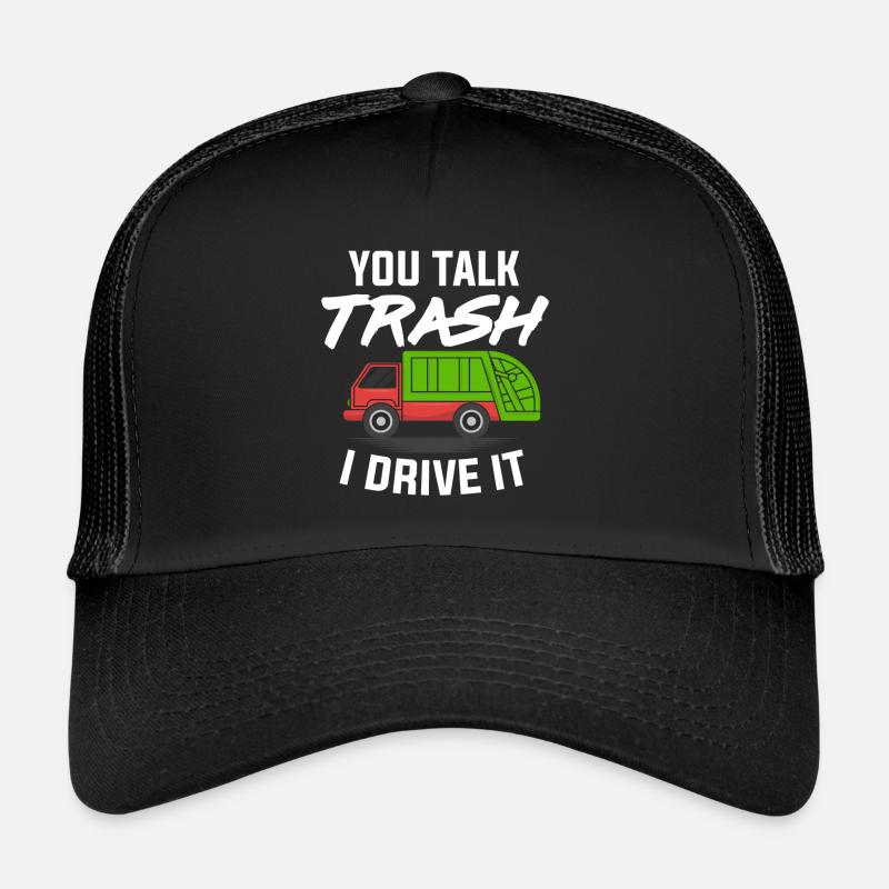 Garbage Man Cadeau Garbage Collection Waste Profession Casquette trucker 