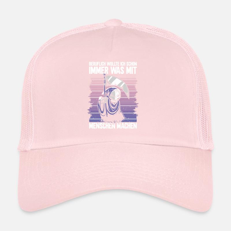 Sensenmann sarkastischer Spruch Ironie Sarkasmus Trucker Cap
