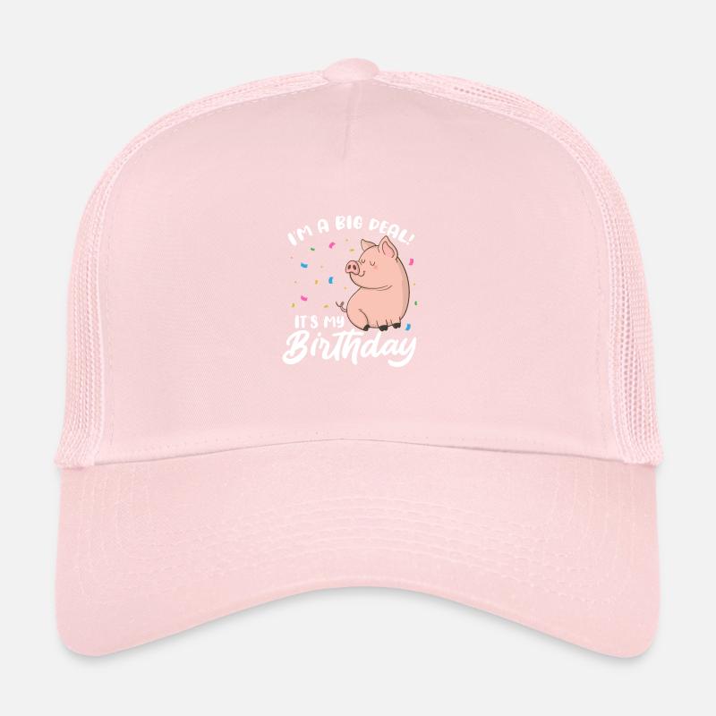 Anniversaire de cochon Casquette trucker 