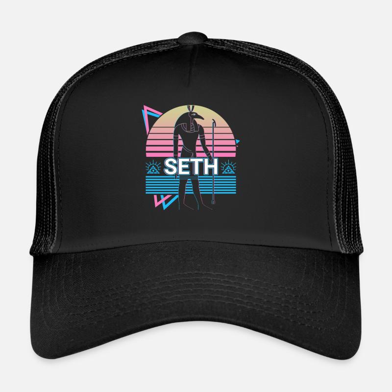Seth Dieu Égyptien Egypte Cadeau Casquette trucker 