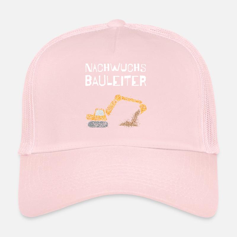 Nachwuchs Bauleiter Bagger Baggern Trucker Cap