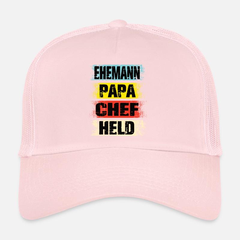 Ehemann Papa Chef Held Trucker Cap
