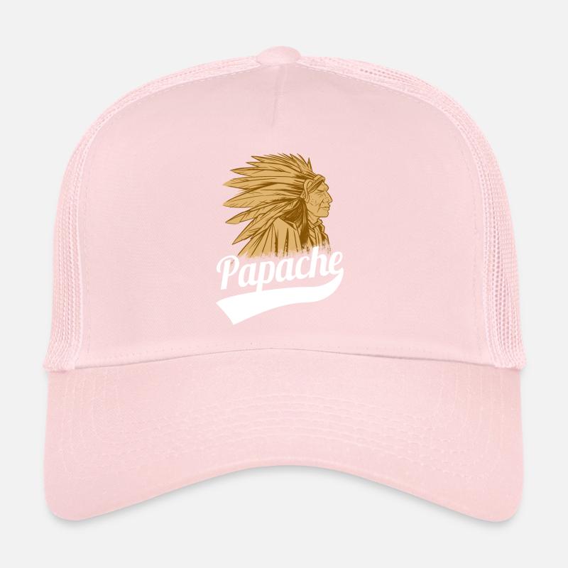 Fête des Pères Tshirt Apache Papa Papa Papa Papa Papi Papa Casquette trucker 