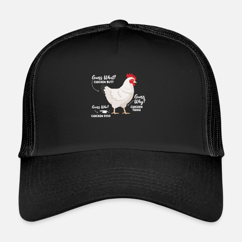 Chicken Farm Poultry Rooster Chickens Gift Trucker Cap