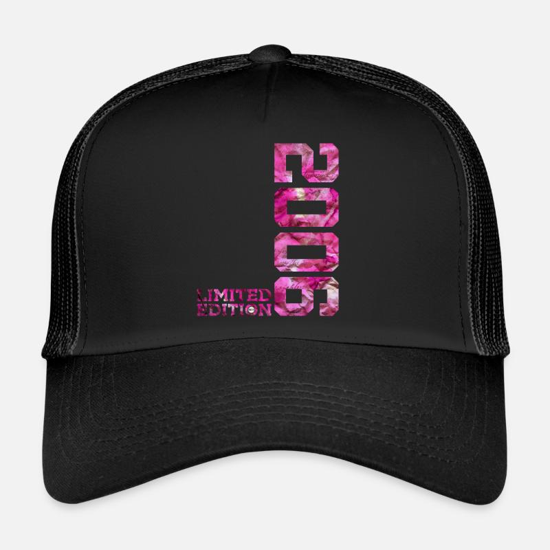 LIMITED EDITION 2006 PINK 20. GEBURTSTAG - Trucker Cap - Schwarz/Schwarz