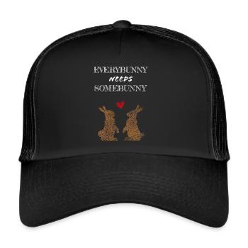 Rabbit Rabbit Rabbit Carnickel - Trucker Cap - black/black - Front