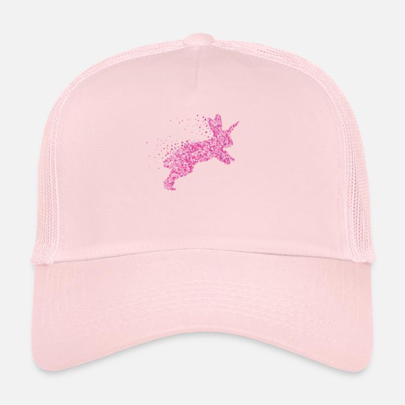Rabbit Unicorn Rabbit Dwarf Rabbit Trucker Cap