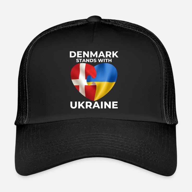 Le Danemark soutient l’Ukraine Casquette trucker 