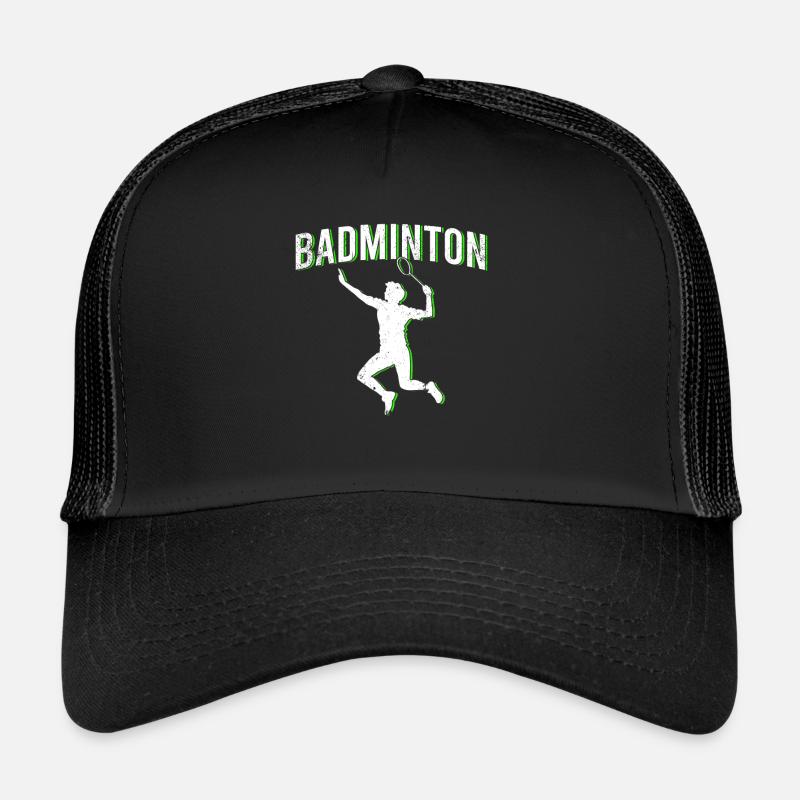 Badminton - Trucker Cap - Schwarz/Schwarz