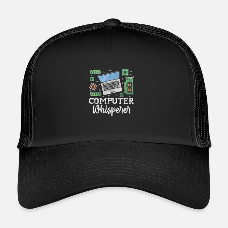 Computer Nerd PC Programmer Computer Science Gift Trucker Cap