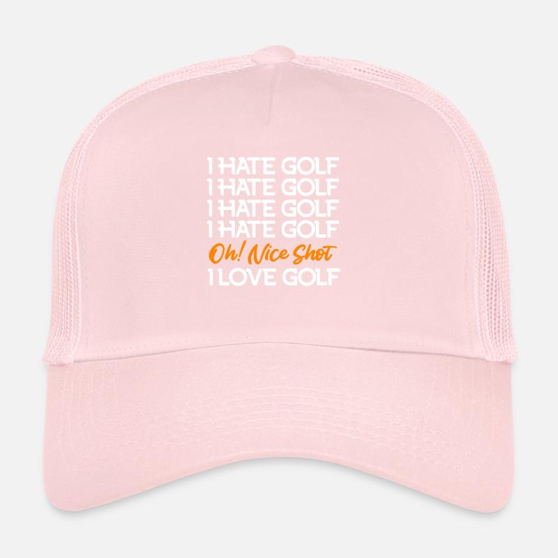 Golf Love et Golf Hate Golfer Golfer Casquette trucker 