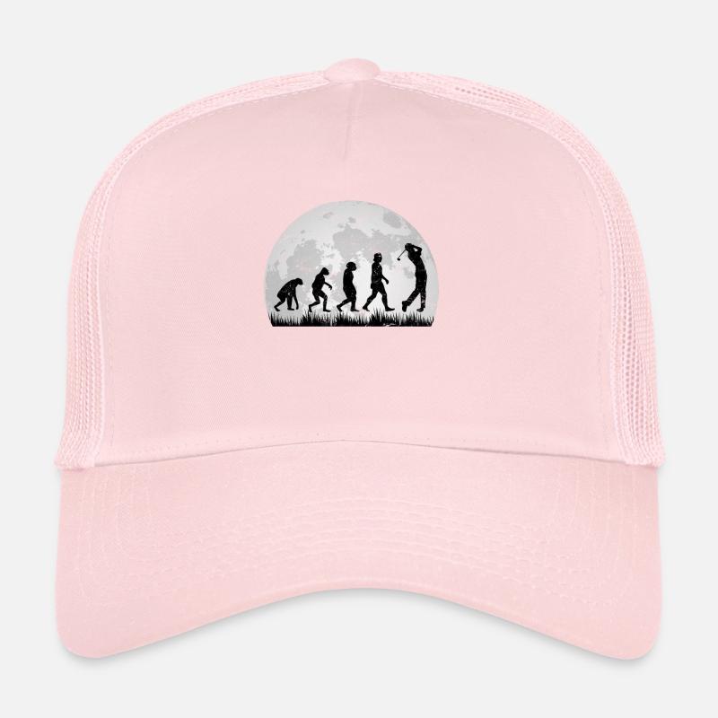 Golf Moon Golfer Golfer Trucker Cap