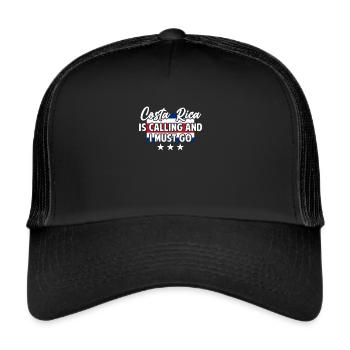 Costa Rica - Costa Rica Saying - Trucker Cap - black/black - Front