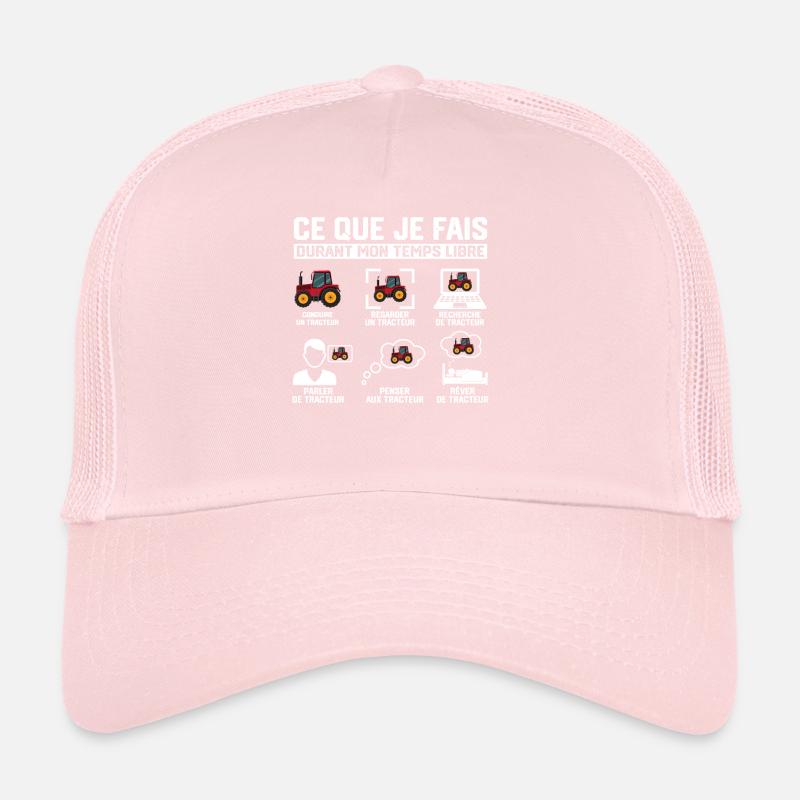 Ce Que Je Fais Pendant Mon Temps Libre Tracteur Casquette trucker 