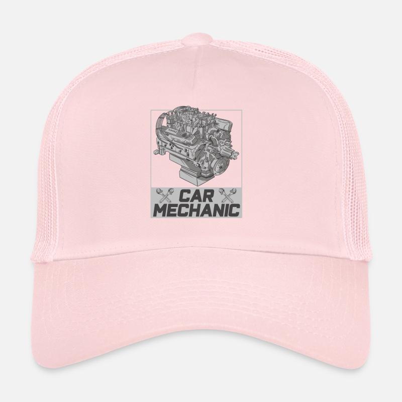 Mécanicien automobile Technicien mécatronique Profession Garage Casquette trucker 
