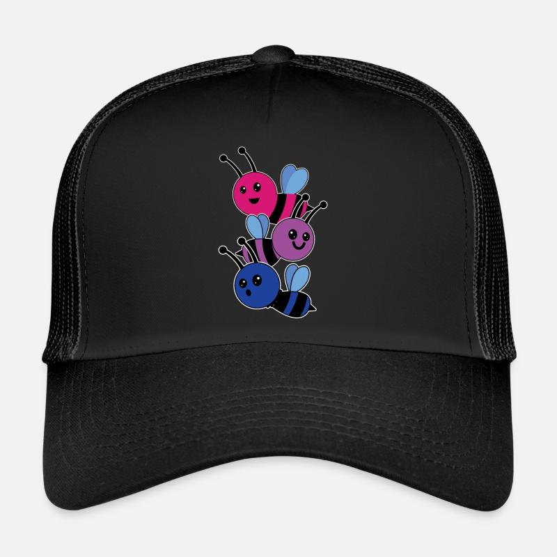 Abeille bisexuelle bisexuelle Casquette trucker 