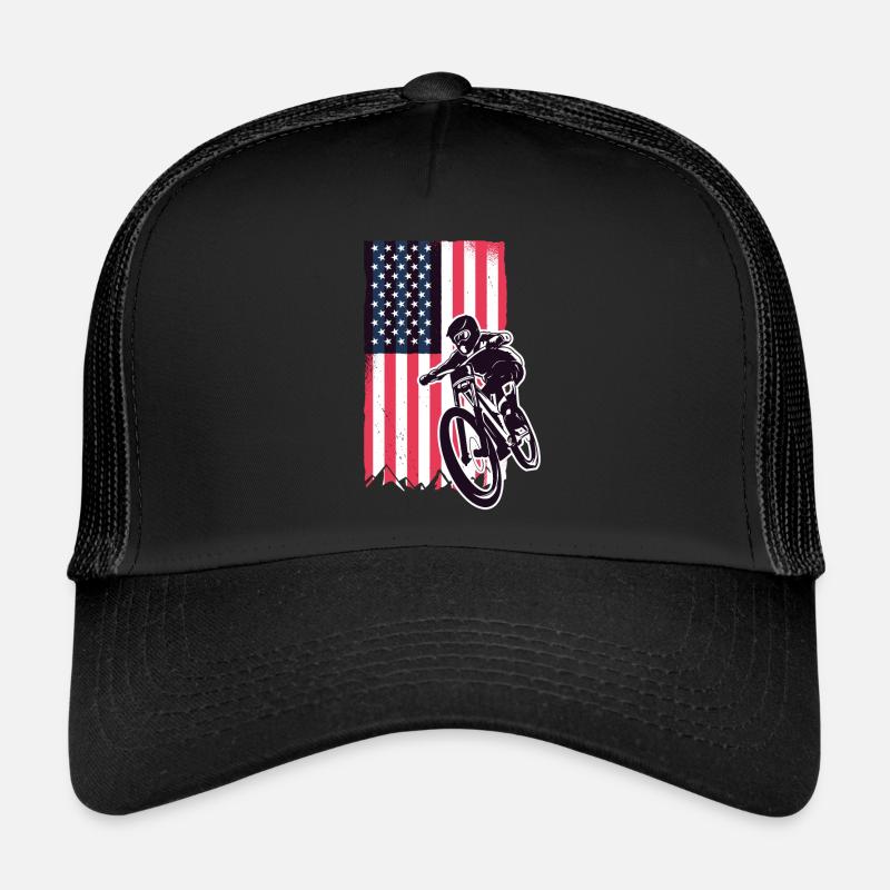 DH Bike VTT Descente VTT Casquette trucker 