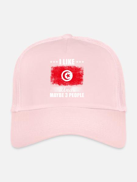 Tunisia - Trucker Cap - pale pink - Front