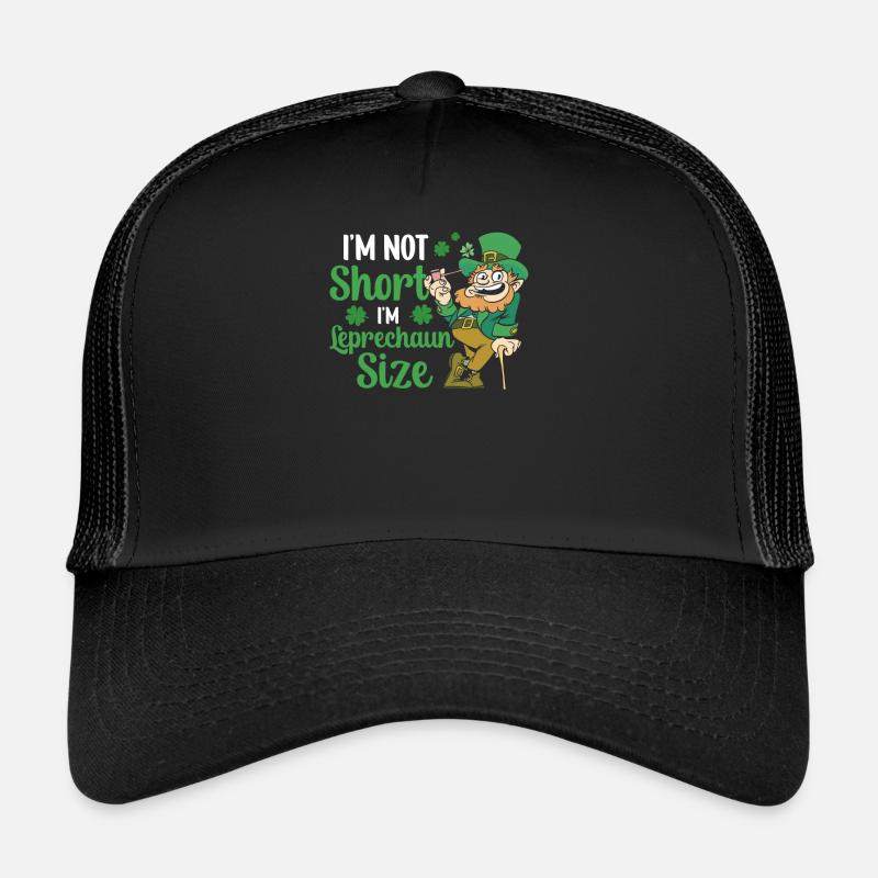 Ich Bin Nicht Klein Ich Habe Leprechaun Größe Ire Trucker Cap
