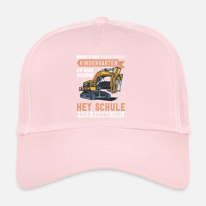 Bagger Schulbeginn Schulanfänger Schulkind Trucker Cap