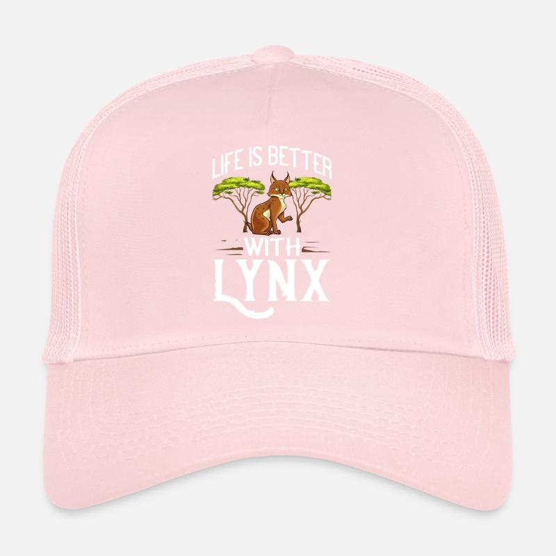 Lynx Animal Bobcat Canada Lynx eurasien Lynx Casquette trucker 