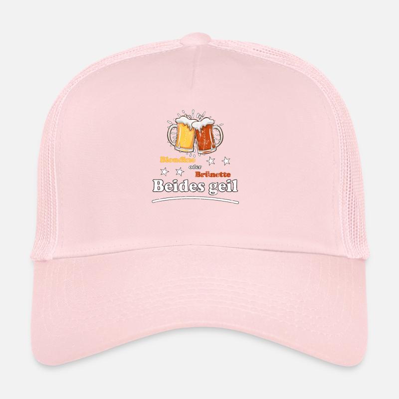 Blondine oder Brünette beides geil Design Trucker Cap