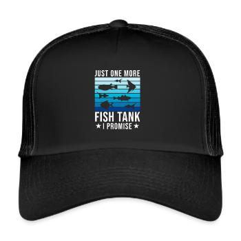 Aquarium Fish Fish Aquarium Hobby Gift - Trucker Cap - black/black - Front